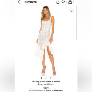 White Bronx & Banco dress size 4 worn once